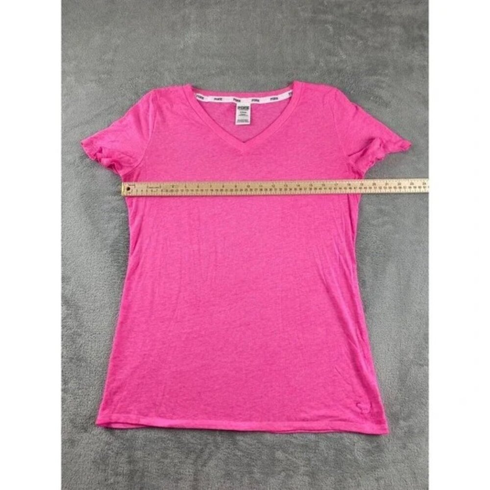PINK Victoria's Secret Sleepwear T-Shirt Top Women's Medium V-Neck Casual